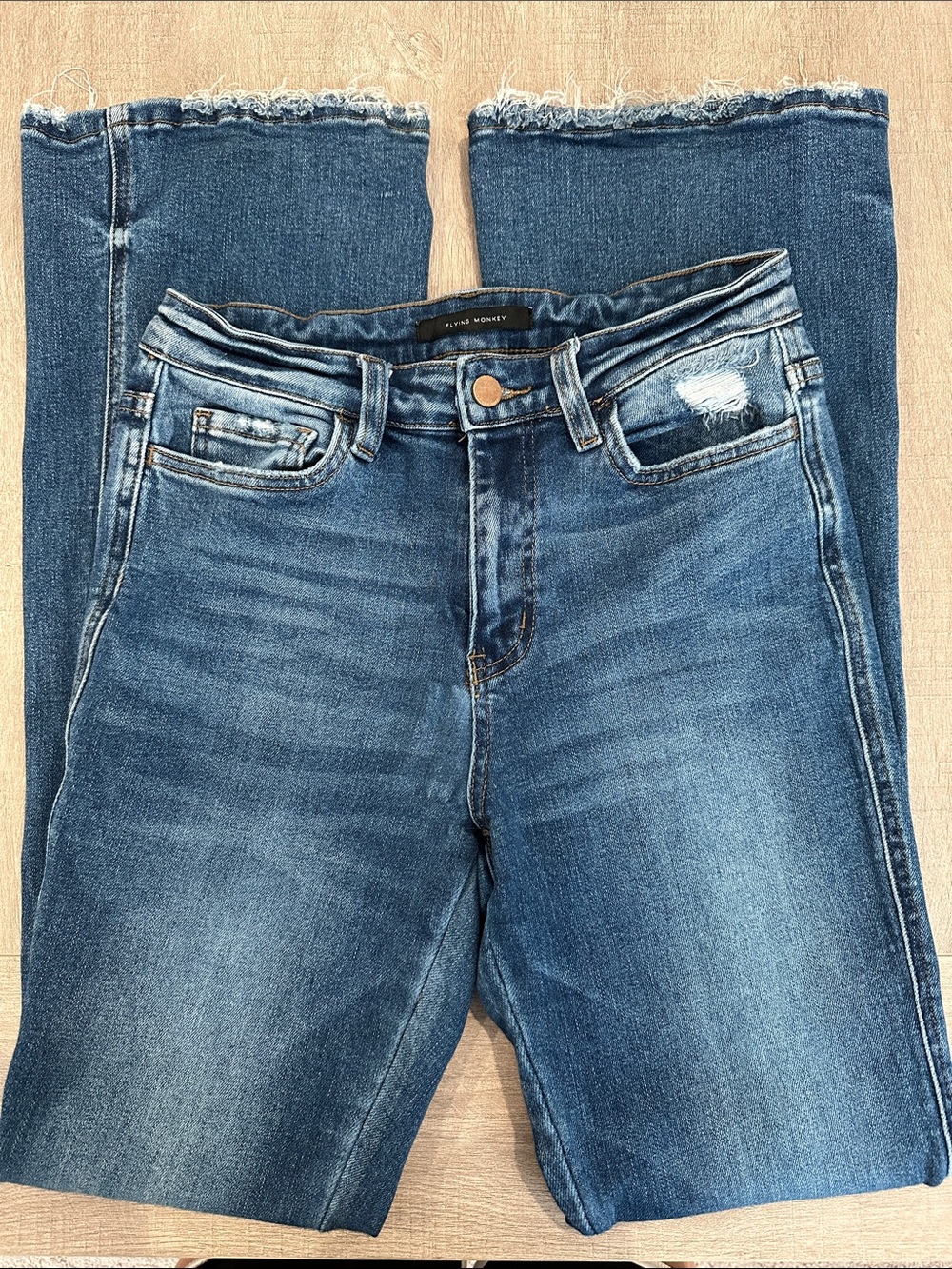 Flying Monkey Women's Medium Blue Boot Cut Jeans